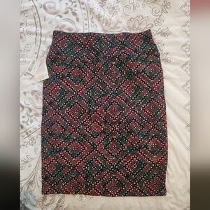 LuLaRoe Multicolor Geometric Skirt